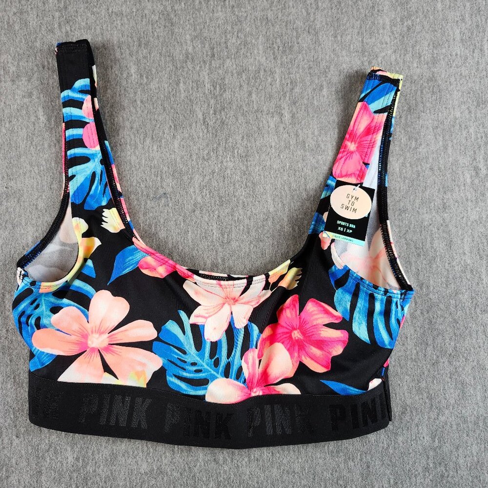 Pink by Victoria Secret Women Size XS Gym to Swim Ultimate Sport Bra NWT